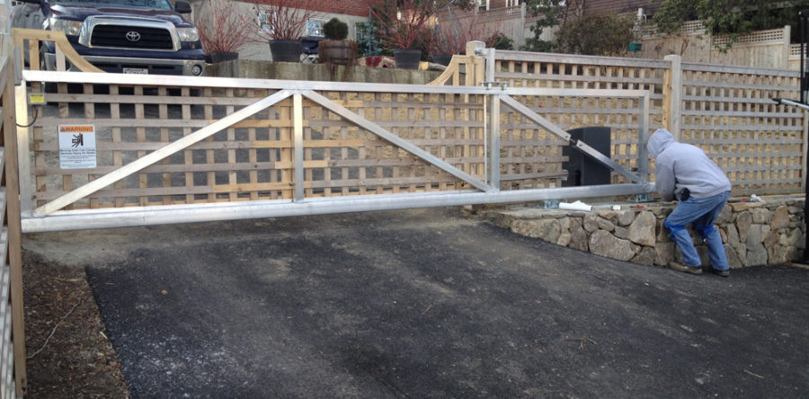 DuraGates Hardware is Cantilevered off the Ground