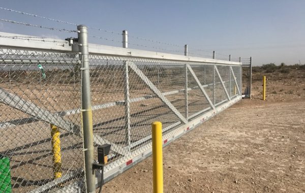 Gate at Anadarko Petroleum Gas Plant