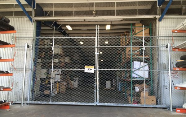 Warehouse Double Sliding Security Gate