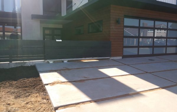 Lightweight Wood Gate in California