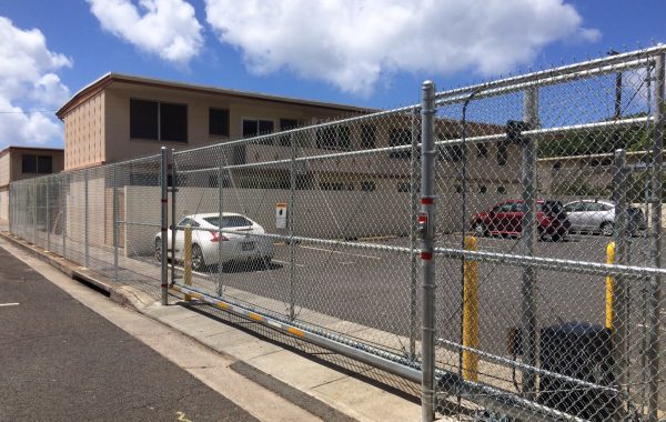 Sliding Gate at Apartment Complex in Hawaii