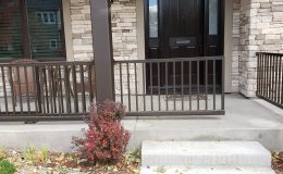 porch gate slightly open