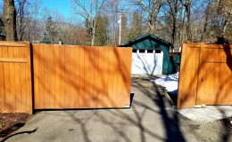 sliding gate from outside