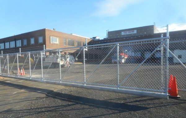 Chain Link Gate at Commercial Facility in New Jersey