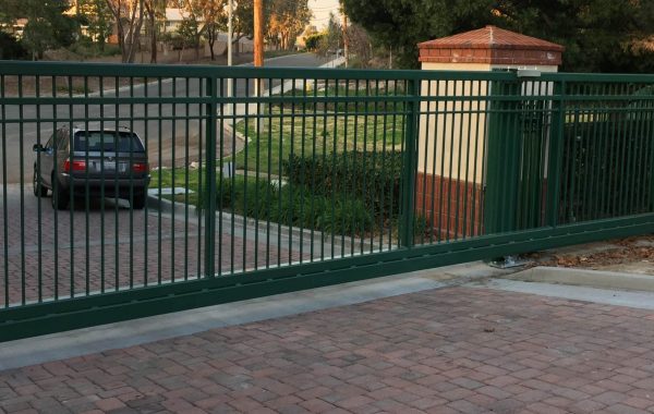 Large Gates at El Toro Memorial Park in California