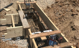 Frame for concrete for the DuraGates Carriage