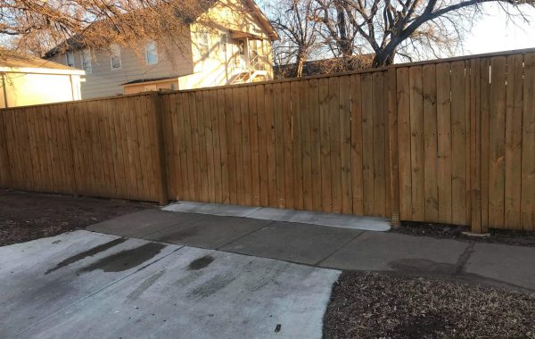 Wood and Steel Framed Gate