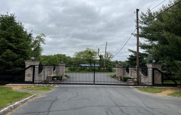Decorative Aluminum Gate with an Arched top in New Jersey