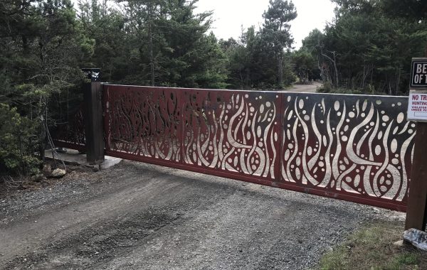 Sliding Gate at Residence in California