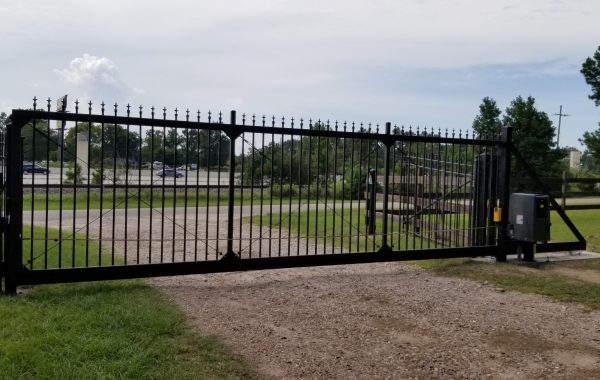 Steel Gate in Houston Texas