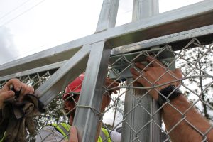 Adding the guide rollers