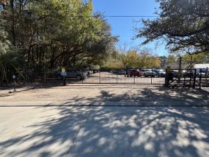 Cantilever Gate at Warehouse Facility