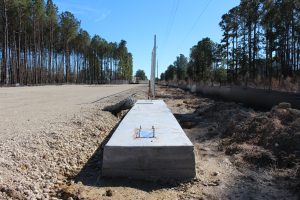 Concrete slab and foundation plates