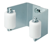 Photo of a CG-30 gate receiver bracket with two roller posts