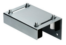 Photo of an over-the-top style top guide bracket
